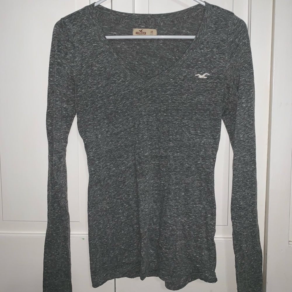 Hollister gray long sleeve